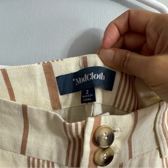 ModCloth Linen Pants Size 2 - Picture 4 of 11